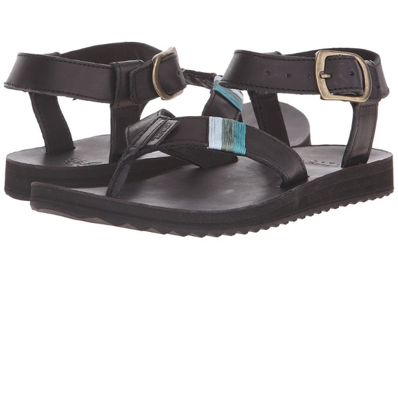 Teva Original Sport Thong Sandals Crafted Leather - Picture 3 of 6